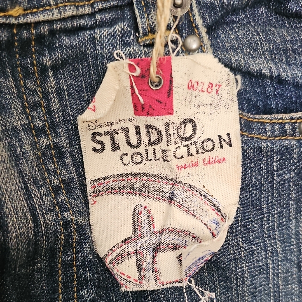 Vintage Disney Pirates Of The Carribean Blue Jeans - Picture 6 of 16